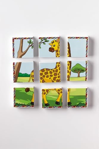 Alternative view of Manyetik Blok Çift Taraflı 9 Parçalı Mıknatıslı Puzzle 2 Görsel -Fil YapBoz