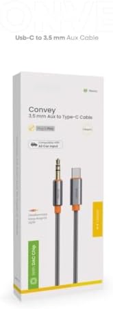 Convey 3.5mm Aux to Type-C Kablo 1 Metre