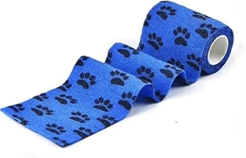 Alternative view of Octacare Kendinden Yapışkanlı Kedi ve Köpek Pati Bandajı, Mavi, 5 cm x 4.5 Metre, 3 Adet