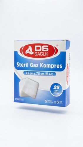 Alternative view of DS Saglik Steril Gaz Kompres, 7.5 x 7.5 cm, 25 Adet