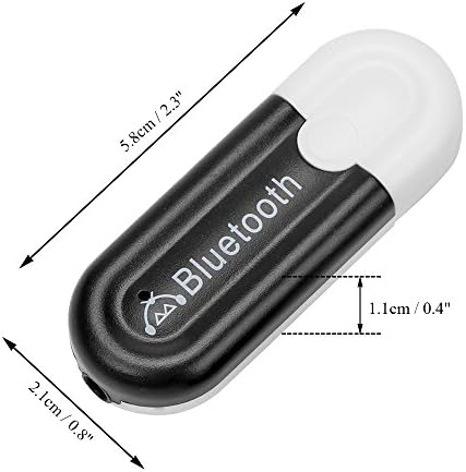 Alternative view of USB Bluetooth 5.0 Ses Alıcı Adaptör – Aux 3.5mm Çıkışlı Kablosuz Müzik Alıcısı (Beyaz BT 5.0)