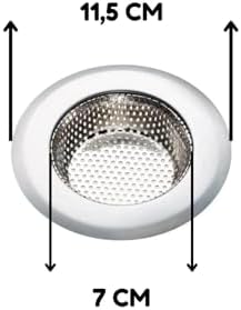 Alternative view of Paslanmaz Çelik Lavabo Süzgeci, 11.5 cm, Büyük Boy, Evye Süzgeci, Amerikan Lavabo Süzgeci