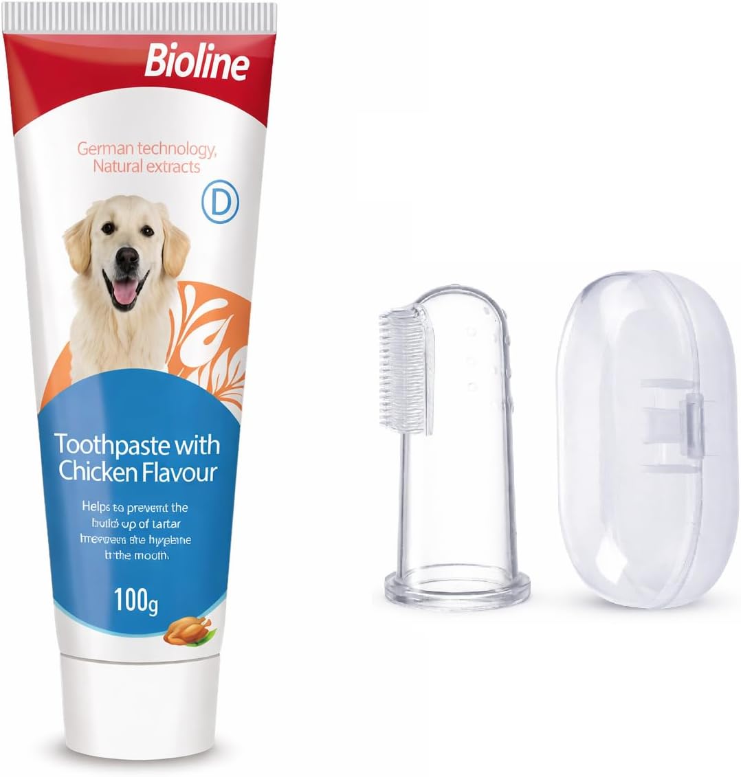 Alternative view of Bioline Tavuk Aromalı Diş Macunu 100 gr + Parmak Diş Fırçası