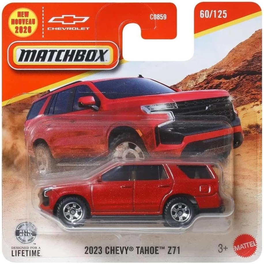 Alternative view of C0859 Matchbox 1:64 Tekli Arabalar 2023 CHEVY TAHOE Z71 JHN59