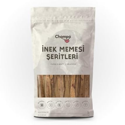 Chompo İnek Memesi Çubukları 100% Doğal Katkısız Köpek Ödül Maması 100 Gr