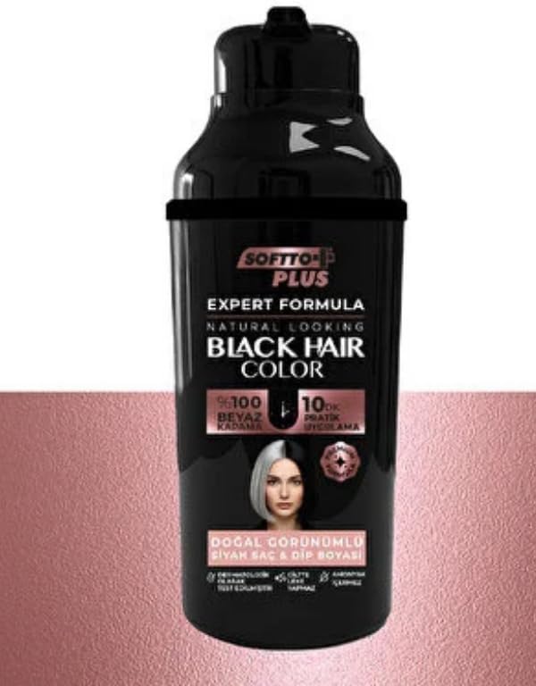 Softto Plus Expert Woman Hair Siyah Saç Boyası Kadınlara Özel Yeni Formül Doğal Görünüm