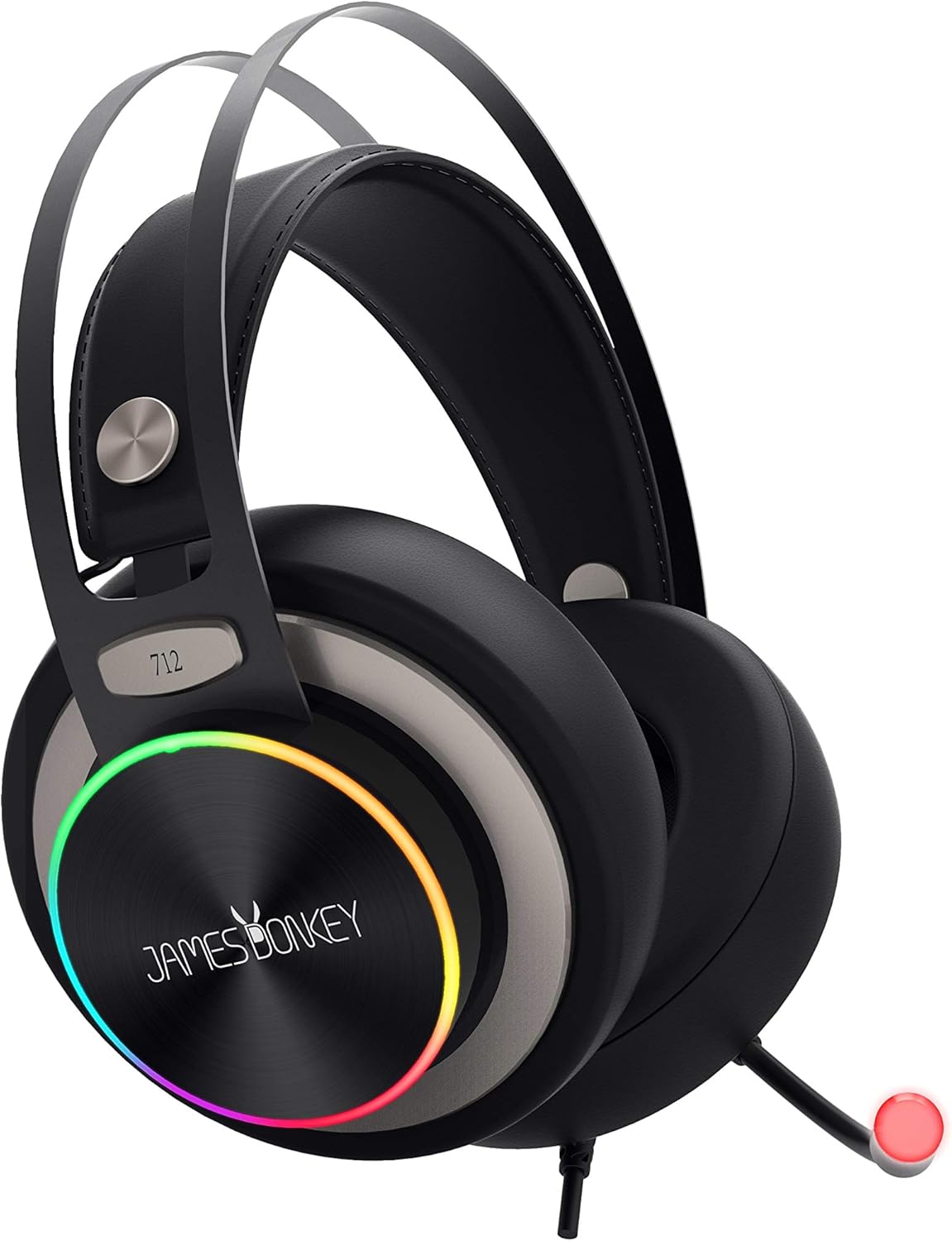 Alternative view of Donkey 712 Siyah 7.1 Surround RGB Gaming Kulaklık
