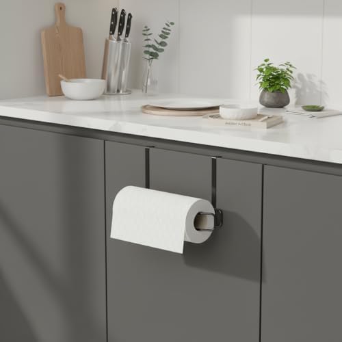 Alternative view of Havluluk Peçetelik Askısı Banyo Mutfak Düzenleyicisi Kağıt Rulo Havlu Askılığı Pratik Siyah Rulo