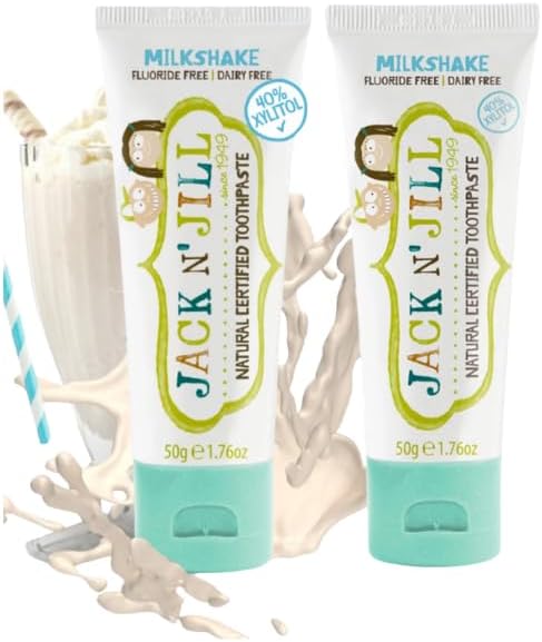 N Jill Doğal Sertifikalı Diş Macunu - Milkshake Aromalı 2 Adet X 50g