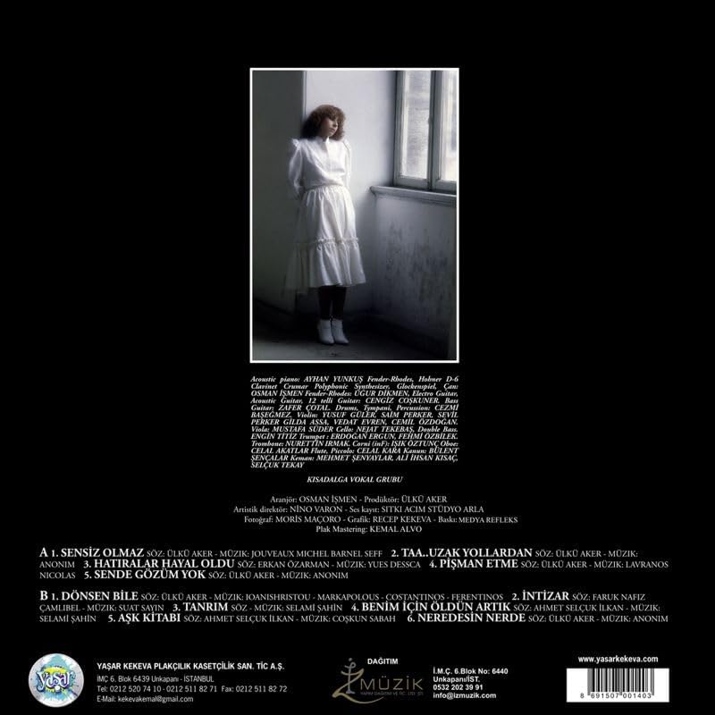 Alternative view of Sensiz Olmaz Beyaz Renkli Plak, Avrupa Baskı, LP - My