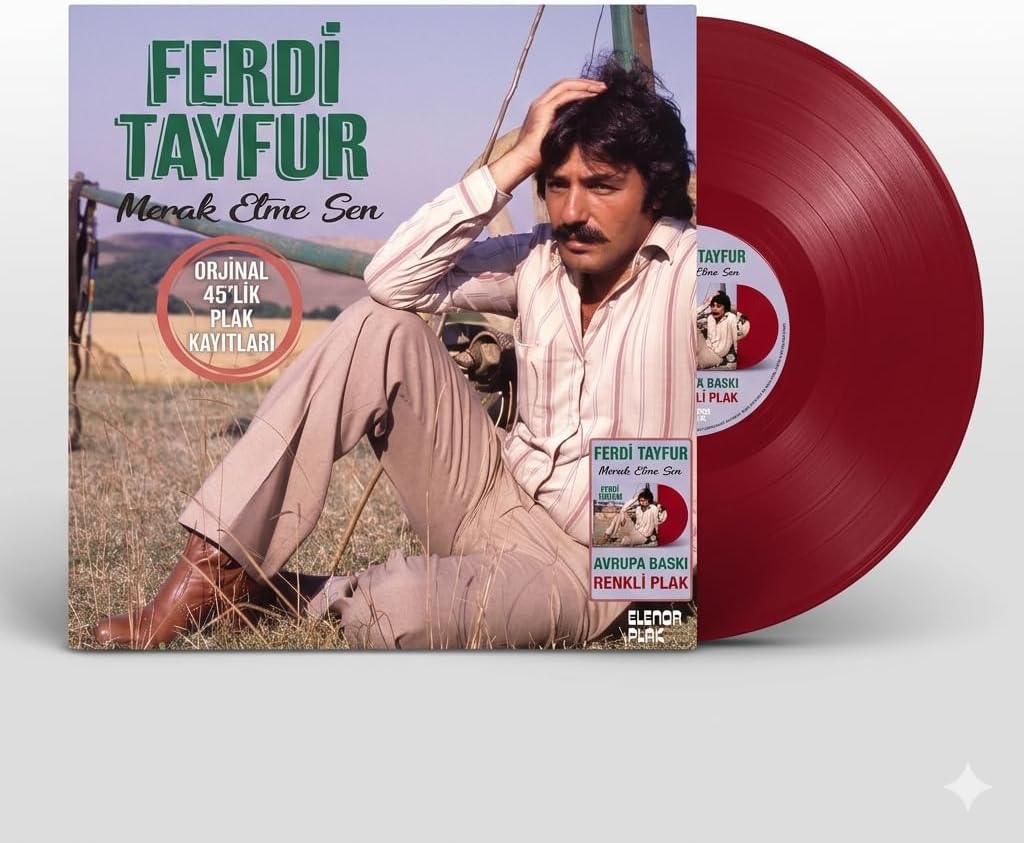 Alternative view of Tayfur Merak Etme Sen Renkli Plak, Orjinal 45'lik Plak Kayıtları, Avrupa Baskı My