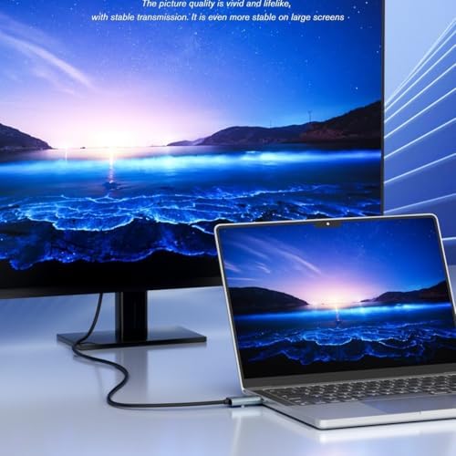 HDMI to VGA Görüntü Çevirici Dönüştürücü Adaptör Monitör Kablosu Altın Kaplama HDMI uyumlu VGA Kablosu, PC Monitörü, Projektör ve HDTV için 2 Metre