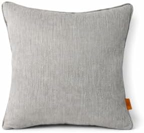 Base Taş - Gri Dekoratif Yastık 45x45 cm – Suya Dayanıklı, Solmaya Dayanıklı Kumaş, Dolgulu Bahçe Balkon ve Teras Kırlenti