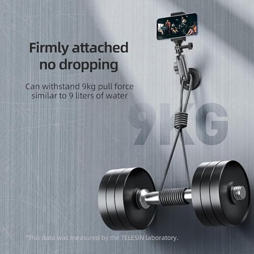 Alternative view of Manyetik Aksiyon Kamera Tutucu 360° Döner Çift Bilyalı Başlık Metal Montaj Aparatı Güçlü Mıknatıslı Araç Dışı Çekim Vlog Video Kayıt Sabitleyici 1/4 Adaptörlü, CMM-001