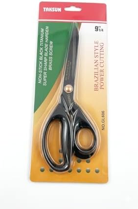 Alternative view of GL606 9 1/4 İnç (23.5 cm) Profesyonel Ağır Hizmet Tipi Çok Amaçlı – Brezilya Stili Ultra Keskin Paslanmaz Çelik, Altın Vida Detaylı Terzi, Kumaş, Deri, Kağıt ve El Sanatları