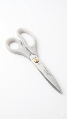 Alternative view of GL682 9.5 İnç (24 cm) İtalyan Tarzı Profesyonel – Ultra Keskin Paslanmaz Çelik, Altın Vida Detaylı Büyük Boy Terzi, Kumaş, Deri, Kağıt ve Çok Amaçlı Kesici