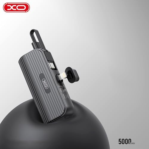 Alternative view of XO PR220(İP) 5000mAh Mini 20W PD Lightning Stantlı Dahili Type-C Kablolu Taşınabilir Powerbank