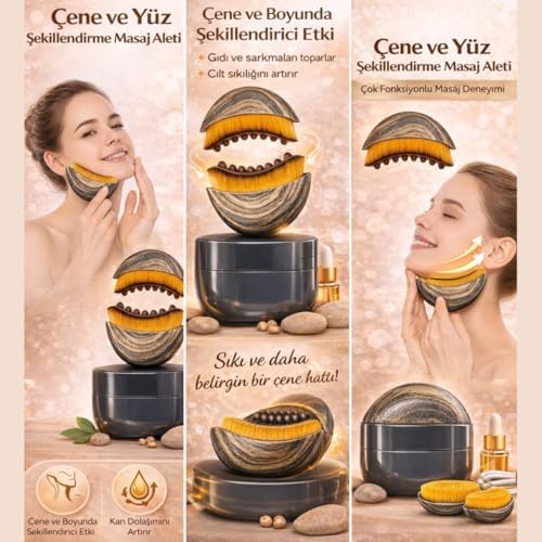 Lenfatik Drenaj Fırçası Yüz & Vücut Masaj Kuru Fırça Lenfatik Akış Stimülatörü Şişlik Azaltıcı Selülit Masaj Aracı Cilt Arındırıcı Şekillendirici Ergonomik Tasarım