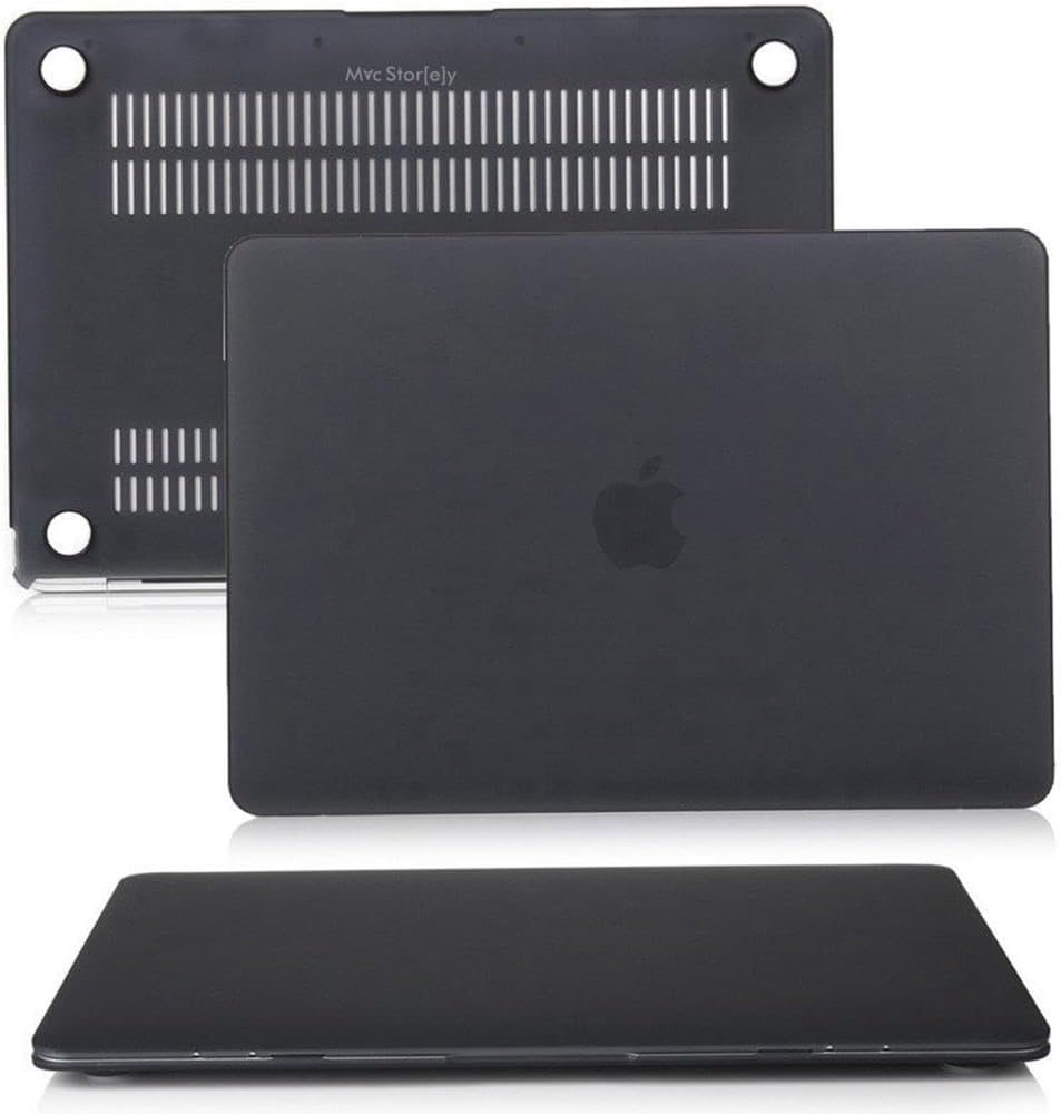 SiyahMcStorey Pro Kılıf 13 inç Mat Kılıf (Eski HDMI'lı Model 2012-2015) A1425 A1502 ile Uyumlu