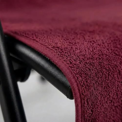 KobeHome%100 PAMUK SANDALYE KILIFI BORDO 60X130 CM