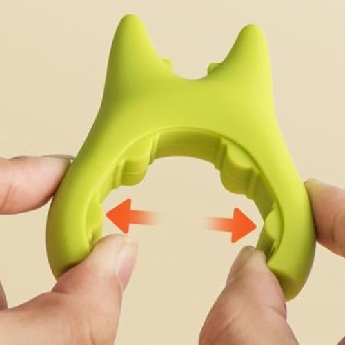 Alternative view of Silikon Tencere Tava Kenarı Kaşık Tutucu, Kaymaz Silikon Malzeme, Dayanıklı Yapı, Tüm Tencere ve Tavalar ile Uyumlu, 2 Adet Kepçe Kaşık Mutfak Gereçleri İçin Pratik Tutucu Aparat