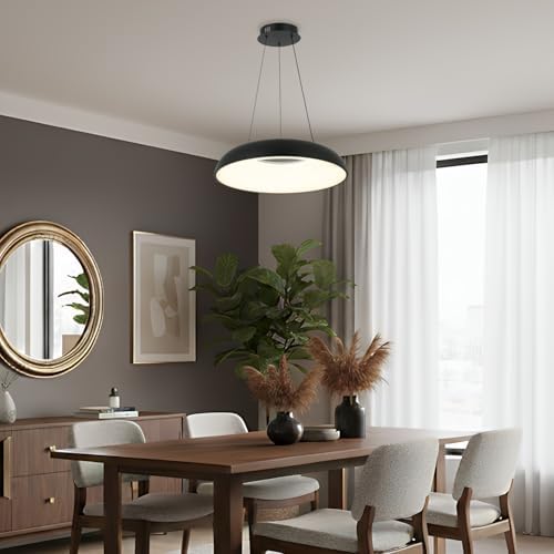 Gena 51'lik Ledli Siyah Avize 34W 3000-6000K