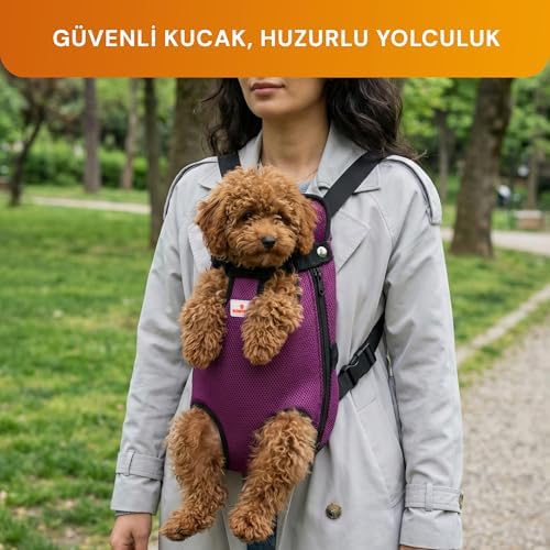 Alternative view of GOBYPET Kedi ve Küçük Irk Köpek İçin Ana Kucağı Taşıma Çantası, Evcil Hayvan Taşıyıcısı, Büzgülü ve Rahat Kullanım