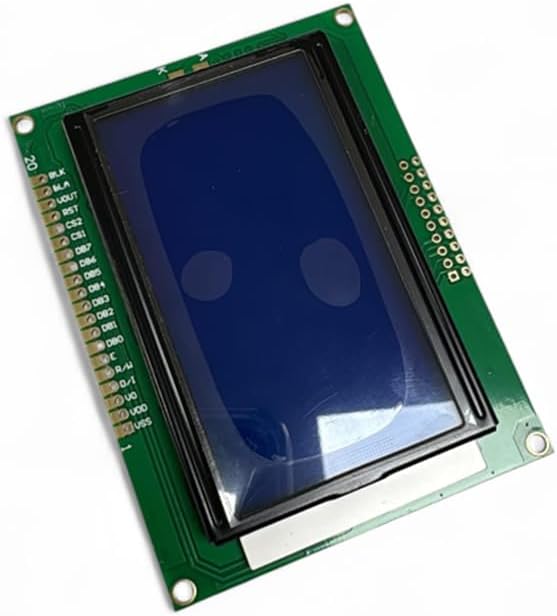 128x64 Mavi Backlight Grafik LCD Ekran Modülü (3.7 İnç)