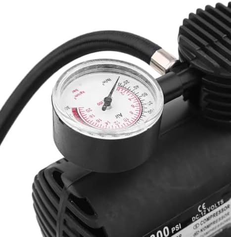 Alternative view of 12V Araç Hava Kompresörü, 300 PSI Lastik Şişirme Pompası, Çakmak Girişli Mini Kompresör, Taşınabilir Oto Lastik Şişirici, Araba Bisiklet Motor Top Pompası