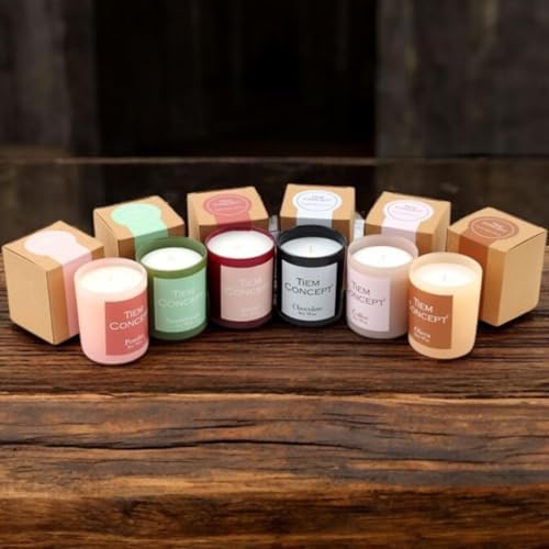 Kokulu Mum - 150 gr Cam Bardak Sandal Ağacı Kokulu Mum |%100 Doğal Soya Mumu | Özel Hediye Kutulu | Vegan ve Parafinsiz Saf Soya Wax (Sandal Ağacı)