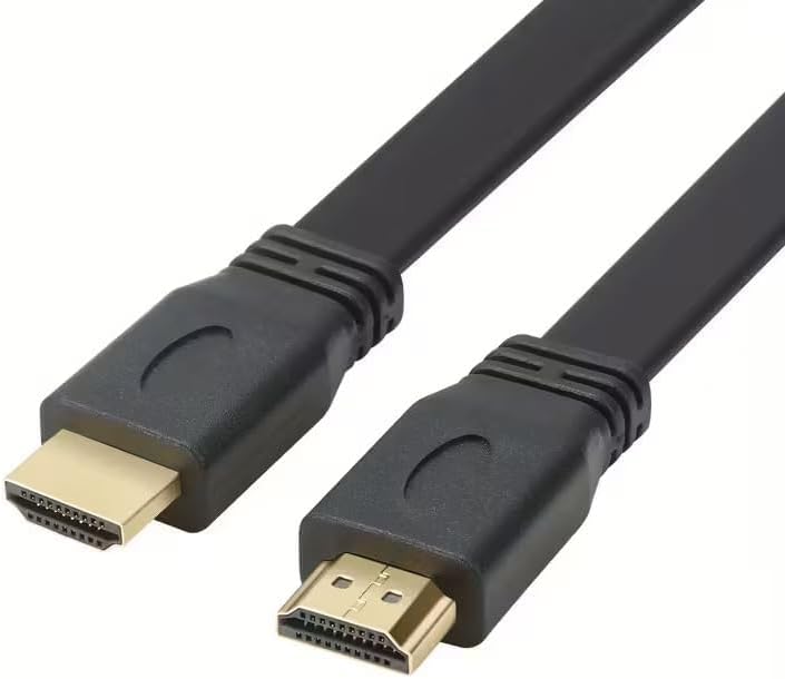 Alternative view of Yassı Flat Slim Hdmi Kablo Uyumlu 4k Full Hd 4k 60hz 2.0 Uyumlu 4K 60p çözünürlük uyumlu 18 Gbps veri aktarım hızı, ethernet kanallı 30 cm