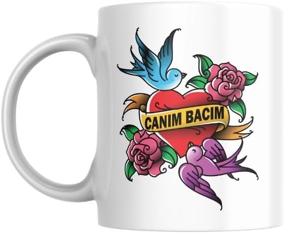 Canım Bacım Baskılı Kupa Bardak Hediyelik Çay Kahve Kupası