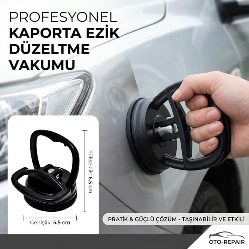 Araç Göçük Giderici Mini Vantuz Siyah Kaporta Çektirme Aparatı