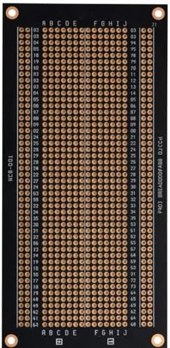 Alternative view of PCB-001 900 Noktalı Siyah Bakırlı Çift Yüzlü PCB Proto Board (164x64mm)