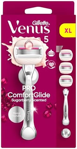 Venus Pro ComfortGlide Sugarberry Kokulu Kadın Tıraş Bıçağı, 3 Yedek Tıraş Bıçağı