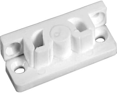 17x25 mm Plastik Sineklik ÇıtÇıt 5 Adet - Beyaz Renk Pencere ve Kapı Sinekliği Yedek Parçası - Dayanıklı Plastik Sineklik Tamir Takımı Aksesuarları - Kolay Montaj Sineklik ÇıtÇıt