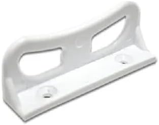 17x25 mm Plastik Sineklik Büyük Tutamak 5 Adet - Beyaz Renk Pencere ve Kapı Sinekliği Tutamağı - Dayanıklı Plastik Sineklik Tamir Takımı Aksesuarları - Standart Ölçü Kolay Montaj Büyük Tutamak Kol