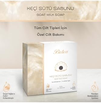 Balen Keçi Sütü Sabunu, 125 gr, Tüm Cilt Tipleri İçin