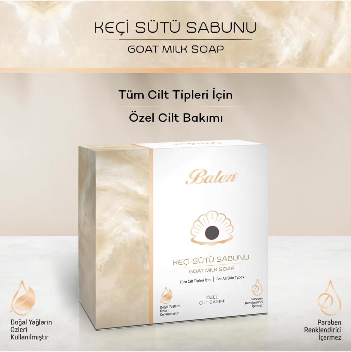 Alternative view of Balen Keçi Sütü Sabunu, 125 gr, Tüm Cilt Tipleri İçin