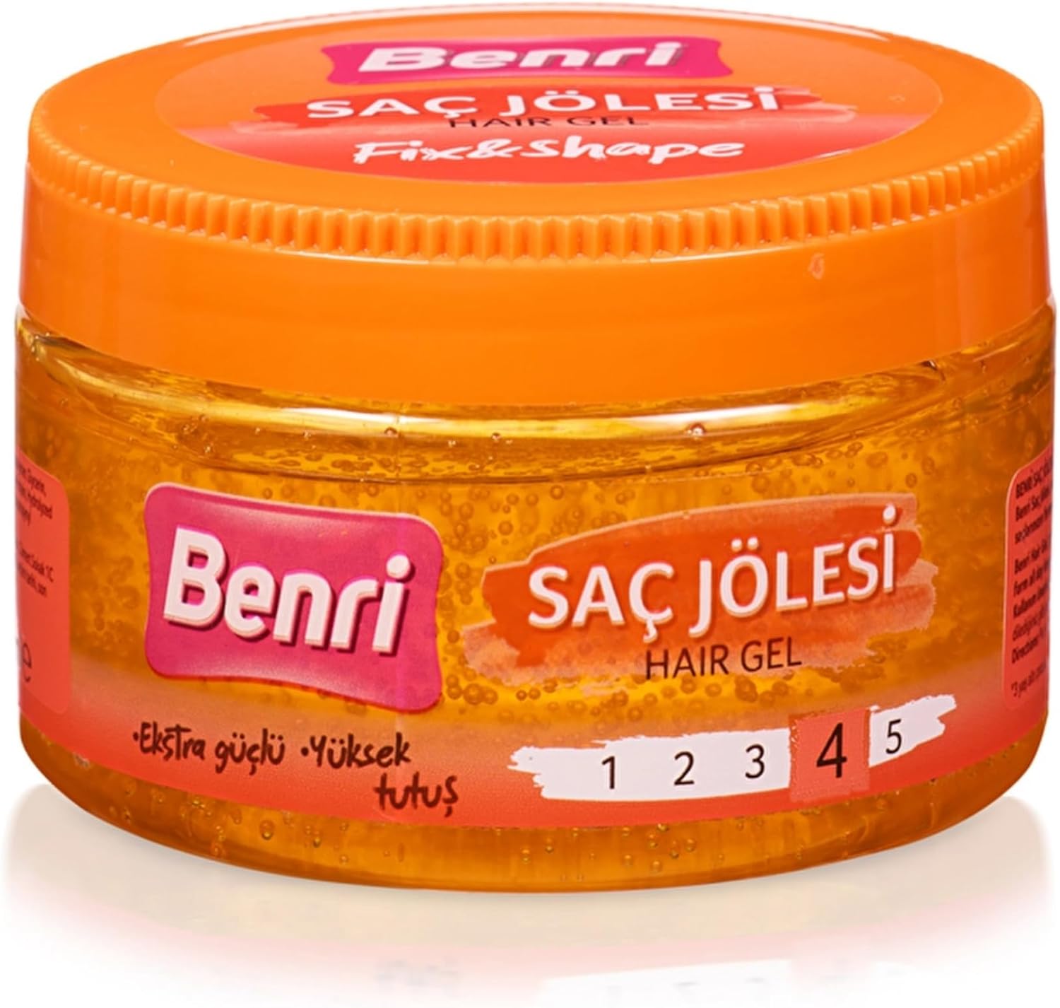 Benri Saç Jölesi, Güçlü Tutuş, Tüm Saç Tipleri için, 50 ml, Jöle