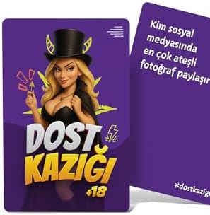Alternative view of Zigzag Games Dost Kazığı, +18 Yetişkin Parti Kartları, Arkadaşlık Sınavı Masa Oyunu