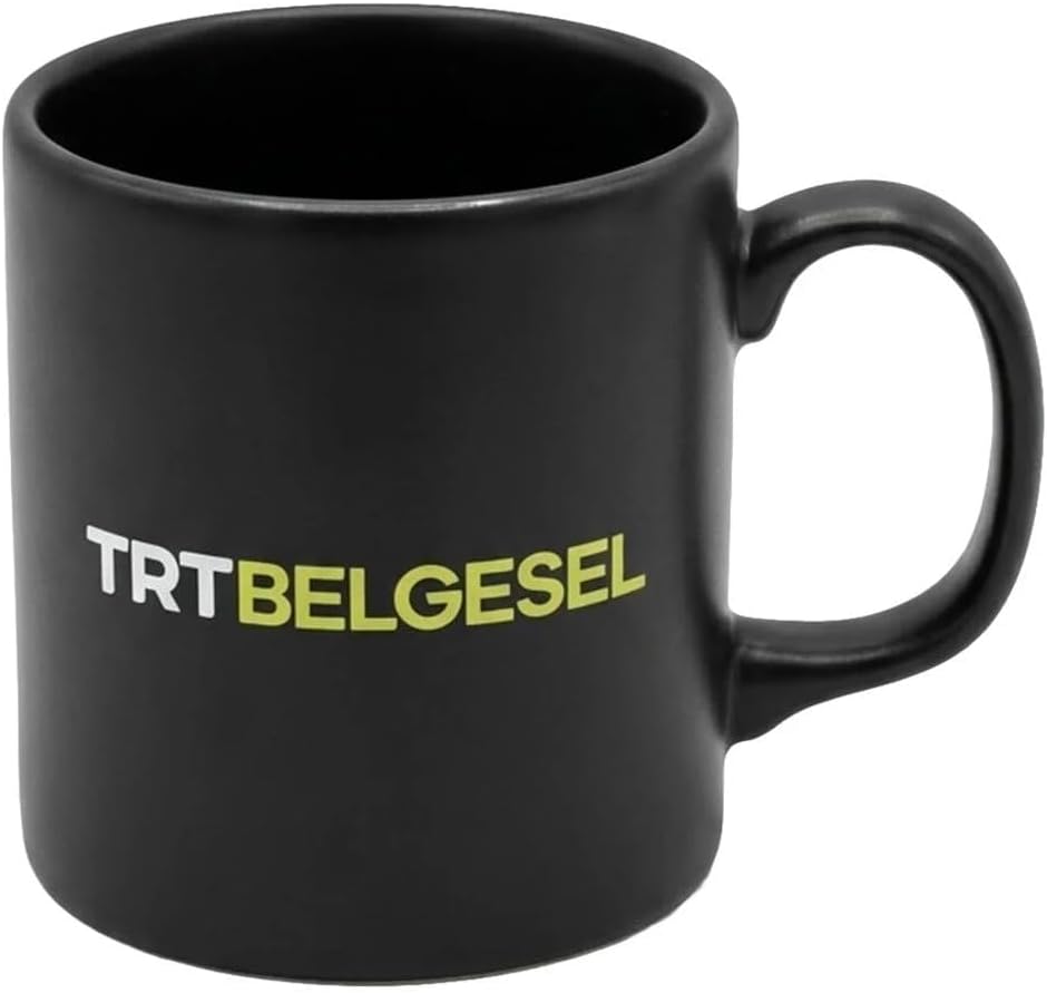 TRT Belgesel Logolu Siyah Kupa