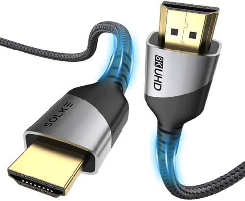 Alternative view of HDMI 2.1 Kablo UHD 8K 60Hz 4K 120Hz 48Gbps HDR eARC HDCP TV Monitör PS5 Xbox Görüntü Kablosu Örgülü Alüminyum (2 Metre)