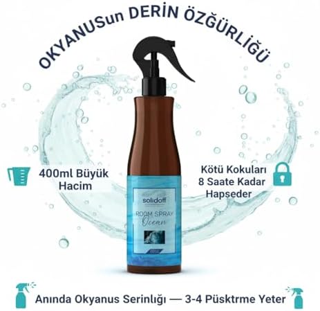 Alternative view of Oda Spreyi 400 ml Okyanus (Ocean), Serin Ferahlık, Banyo Antre ve Çalışma Alanı İçin