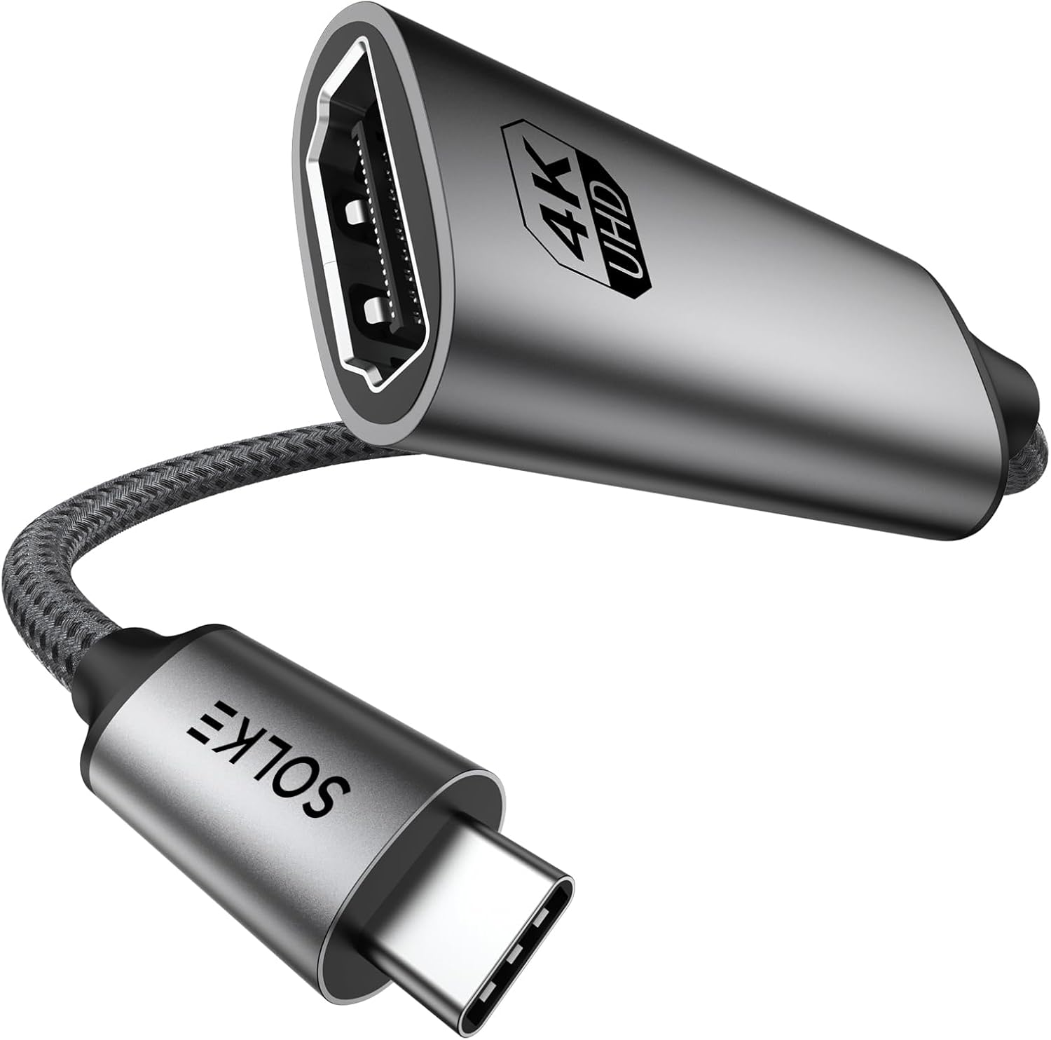Alternative view of USB-C to HDMI Adaptör 0.2 Metre 4K 60Hz Type-C to HDMI Çevirici Dönüştürücü Kablo Thunderbolt 3/4 Uyumlu