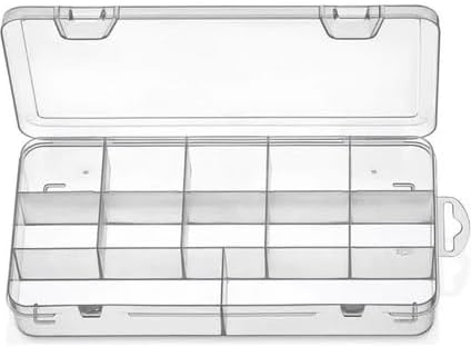 Alternative view of 2'li Düzenleyici Seti - Her Biri 12 Bölmeli ve Sıkı Kapaklı (Small - Füme Grey) - Toz Geçirmez Çamaşır Organizeri