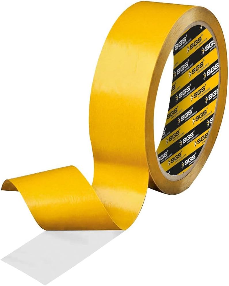 Çift Taraflı Halı Kaydırmaz Bant, Kuvvetli Yapıştırma,%100 Kalite, 10 Metre (48 MM)