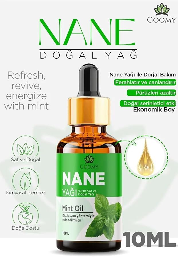 Alternative view of Gommy Nane Yağı%100 Doğal Bitkisel Uçucu Yağ Peppermint Oil 10ml