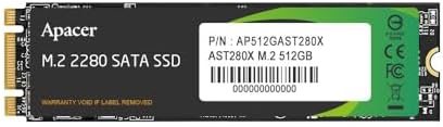 Alternative view of Apacer AST280X 512GB 520/500MB/s M.2 SATA III SSD Disk (AP512GAST280X-1)