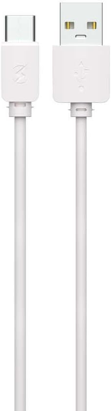 Z-39 Type-C USB Kablo Beyaz Silikon 1 Metre Hızlı Şarj Destekli Veri Aktarımı İçin Şarj Kablosu